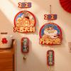Traditional 2025 New Year Lucky Pendant Festival Spring Festival Supplies Yard Wall Room Decor