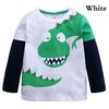 Cartoon Dinosaur Boys Long Sleeve T Shirt Children Kids Boys Spring Autumn Cotton Tops