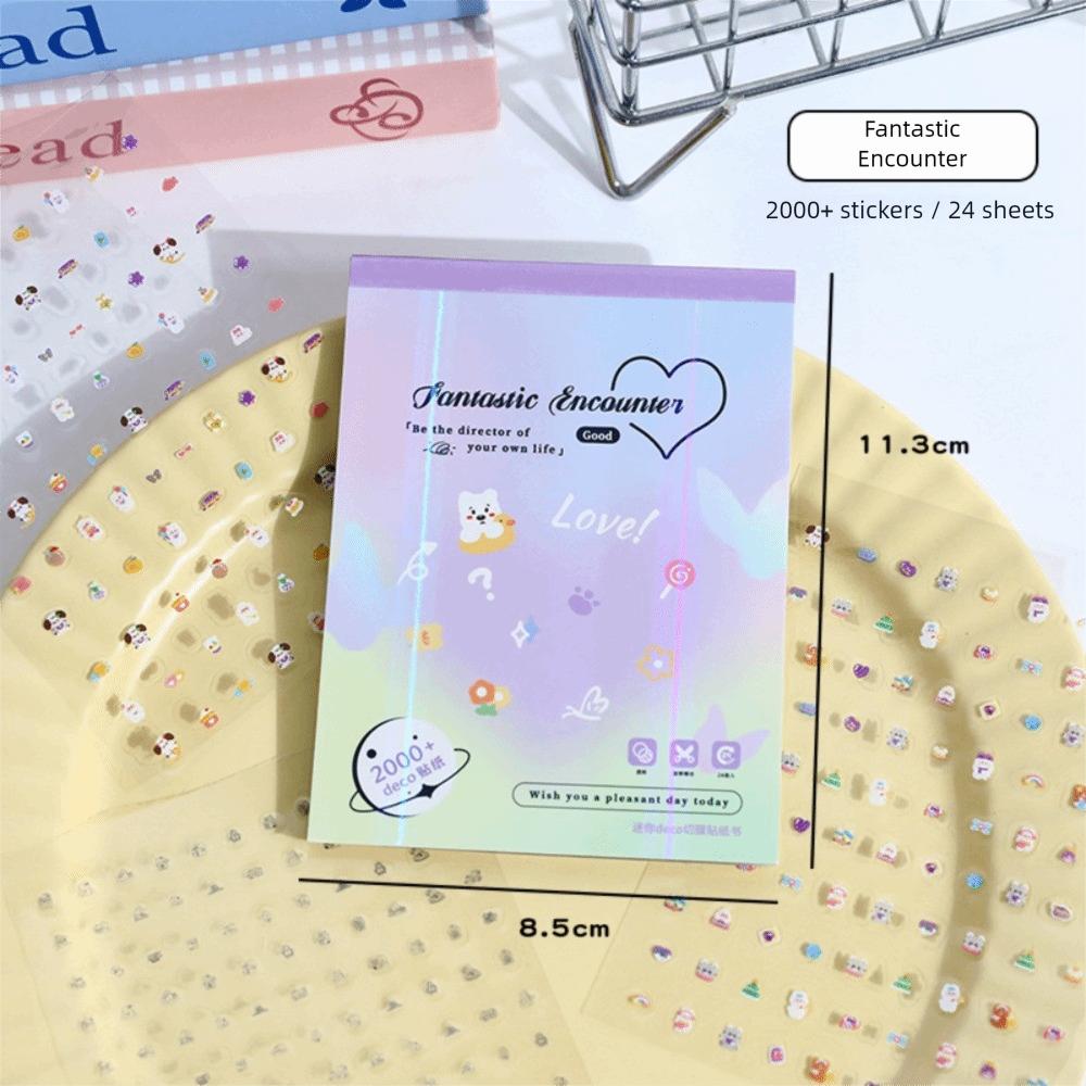 

24Pcs/Set Soft Embossed Nail Sticker Self Adhesive Cartoon Stickers for Nail Art Decoration фиолетовый