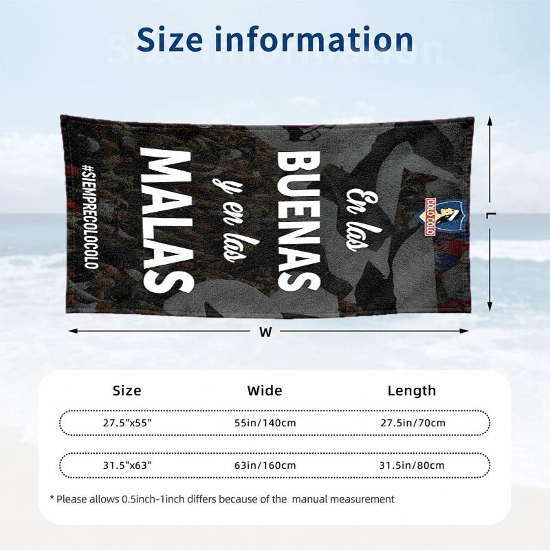 Colo-colo Microfiber Beach Towel Quick Dry Sand Free Lightweight Beach Towels for Travel Swimming Camping