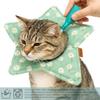 Star Shape Recovery Collar Floral Dog Muzzle Collar Pet Protection Collar  For Small Medium Pet