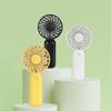 Rechargeable Outdoor Small Size 500mAh Compact Handheld Pocket Cooling Fan Intelligent Table Mini Portable Fan With Night Light