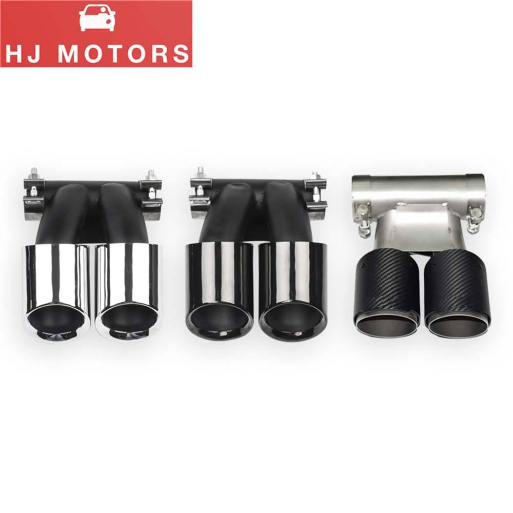 

Stainless Steel Tailpipe Muffler for Porsche Boxster/Cayman GTS 718/987 Style 3