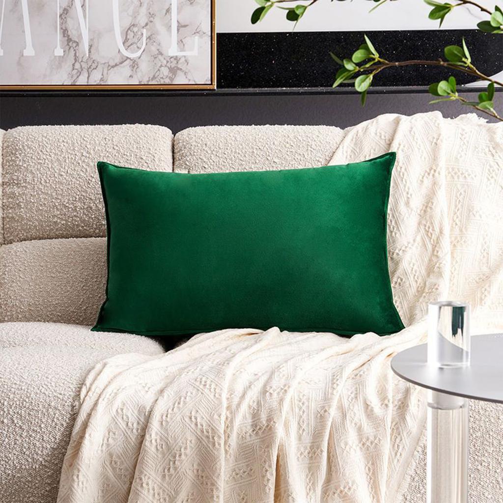 Solid Color Velvet Decorative Pillowcase Unique And Festive, Full Of Holiday Vibe