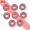 Smooth and Fast 8Pcs ABEC11 Roller Skate Wheel Bearings for Skateboard Scooter
