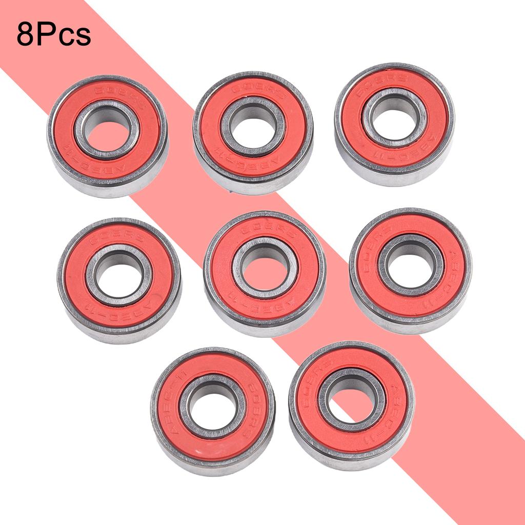 Smooth and Fast 8Pcs ABEC11 Roller Skate Wheel Bearings for Skateboard Scooter