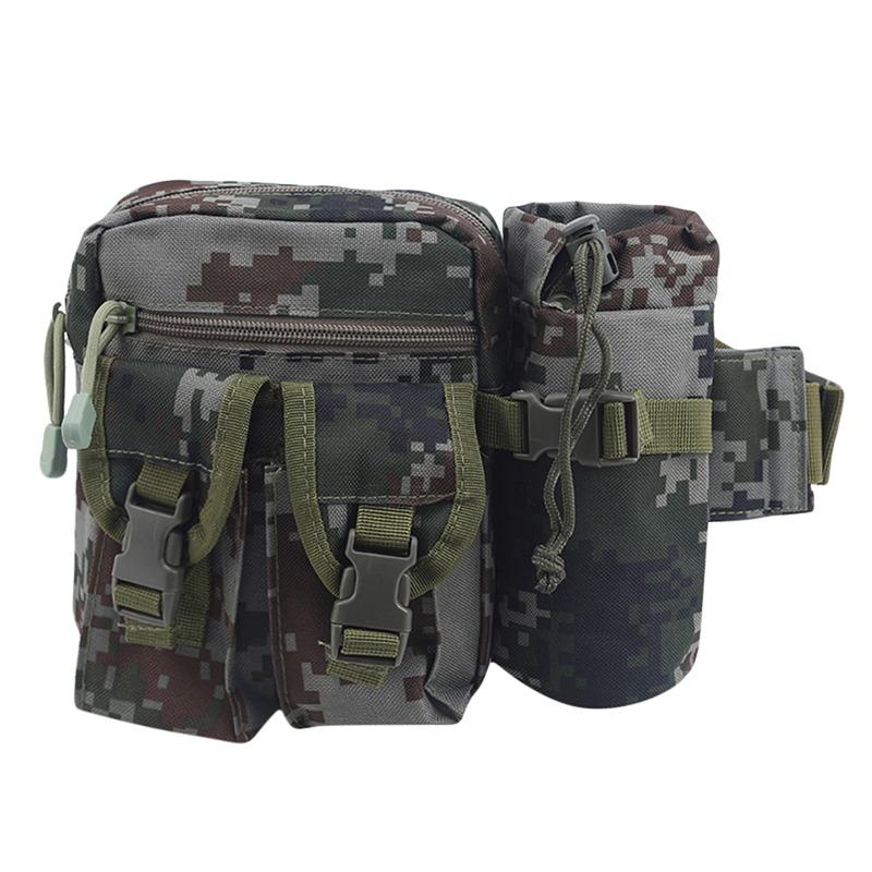 Waterproof Nylon Fanny Pack Men  Tactical Military Army Waist Bag Hiking Outdoor Camping Shoulder Bum Belt Bum Sport Chest Bags