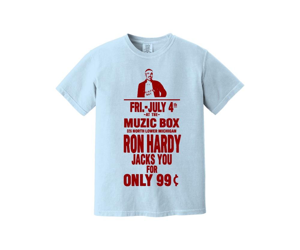 Ron Hardy Heavyweight T Shirt - Chicago House Music Box Pioneer Frankie Knuckles Unisex T-Shirt XXXL