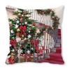 Santa Claus Sleeper Christmas Tree Dog Bunny Decorative Pillow Set Bedroom Sofa Dining Room Pillow Cover