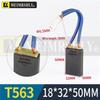 T563 DC Motor Carbon Brush - Morgan Material, Steel Mill, Meiersili, Sizes 12.5, 16, 20, 32, 40, 50, 60.