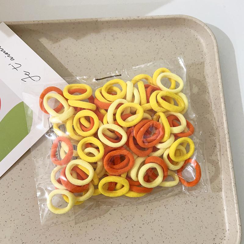 Children s High Elastic Hair Ties: Seamless, Damage-Free Rubber Bands for Ponytails