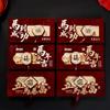 Creative Chinese  Year Red Envelopes Flocking Red Pocket Wedding Envelope The Year Of Horse Money Packet 2026  Year Gift