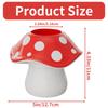 Entrance circular mushroom storage bin, office desktop pen holder, makeup storage bin