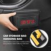 UNYDV1 For Volkswagen VW Leather Car Storage Pocket Phone Holder Seat Side Sundries Bag Beetle CC B5 B6 B7 EOS GTI MK2 MK4 MK5 MK6