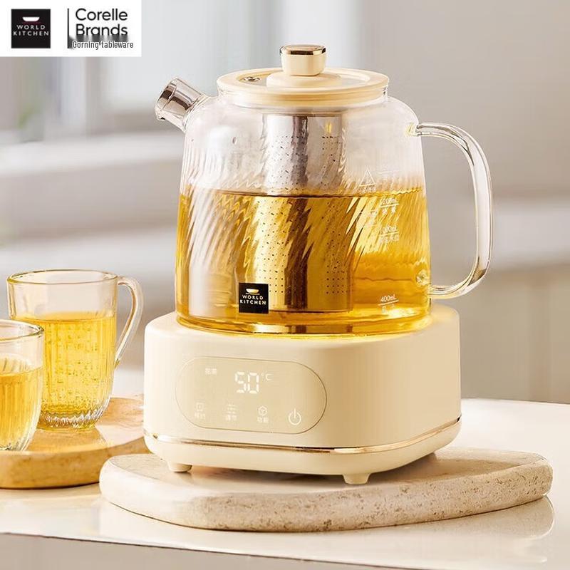 Умный стеклянный чайник Corning World Kitchen 1,5 л, штекер CN (адаптер в комплекте)