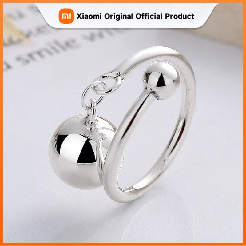 Xiaomi BF CLUB 925 Sterling Rings for Women Simple Geometric Handmade Irregular Retro Tassel Ball Ring Allergy For Birthday Gift