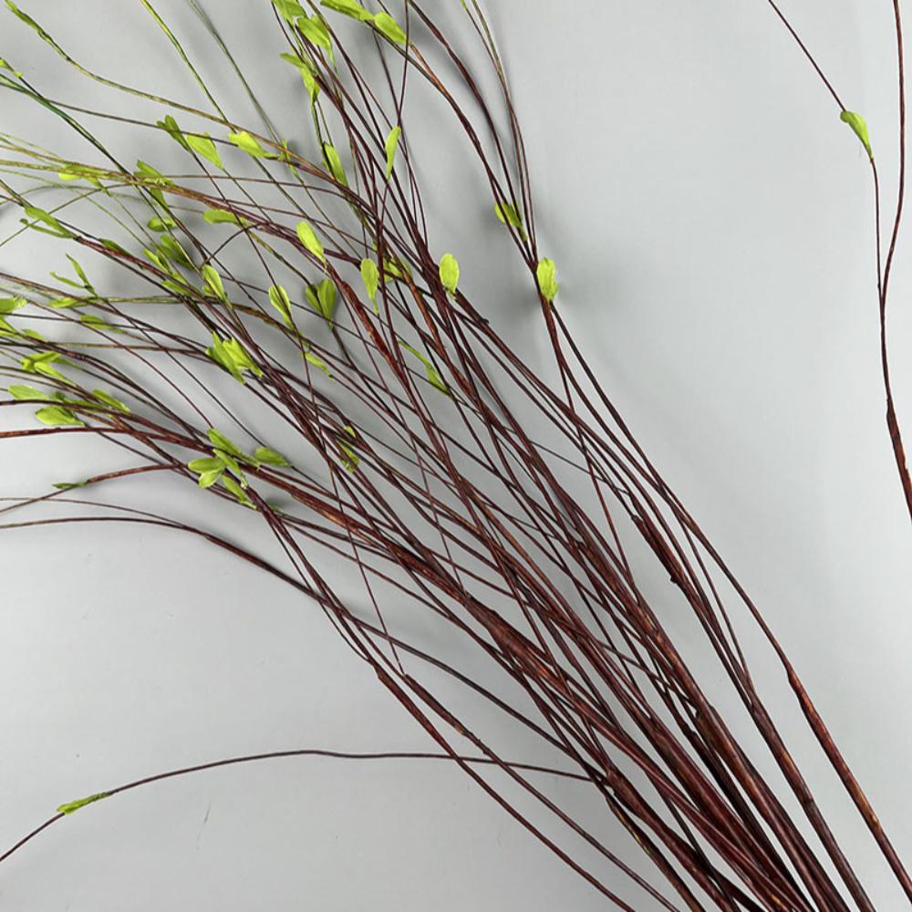 130cm Fake Willow Tree Handmade Simulated Green Leaf Plants Hotel Restaurant