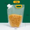 Sealed Bags for Storing Grains and Cereals, Food-grade Hand-held Spout Bags for Household Rice Packaging