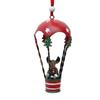 Elk Christmas Parachute Pendant Wrought Iron Christmas Hot Air Balloon Pendant Delicate   New Year