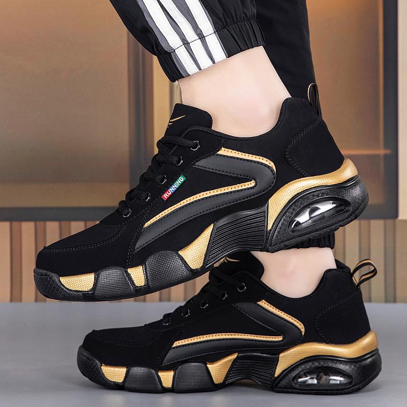 Men's Fashionable Autumn Cushioned Casual Shoes Ultra Soft and Large Size 39-48 Men's Sneakers Outdoor Fitness Training Shoes