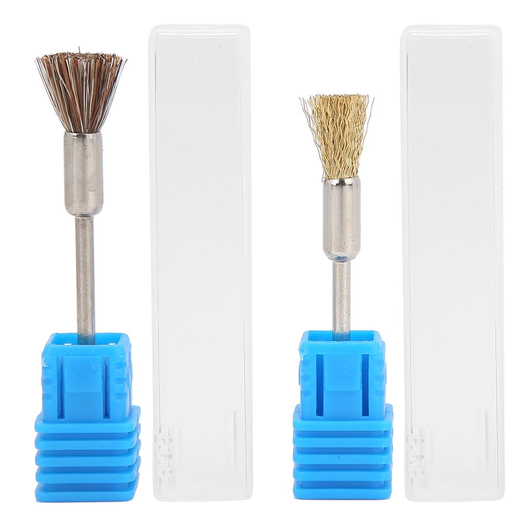 5pcs Nail Drill Bit Cleaning Brush Nail Dust Removal Brush Manicure Tool Accessory