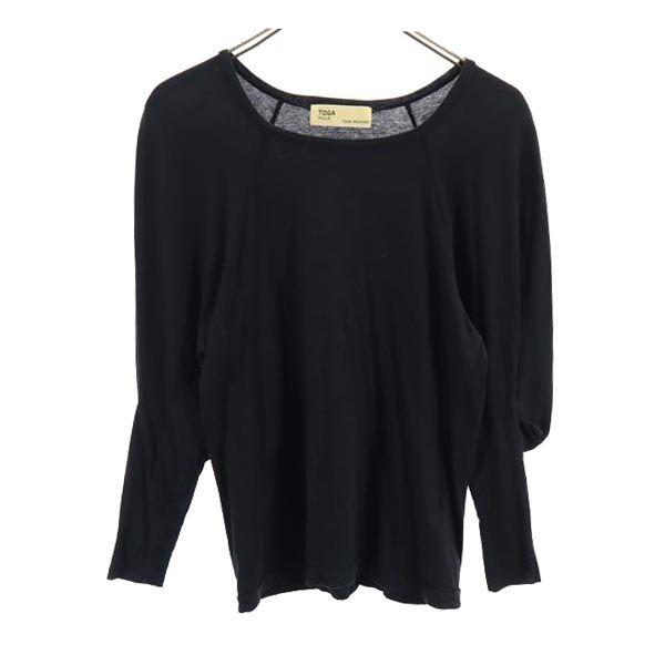 TOGA Made In Japan Long Sleeve Cut 1 Black Women Used