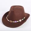 Popular children's fashion cute western cowboy hat, small rancher outdoor children's jazz hat