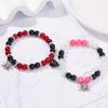 2P Halloween Couple Fashion Personality Spider Bead Elastic Bracelet Bracelet Date Travel Banquet Party Holiday Dressing Gift