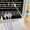2Pcs Telescopic Teachers Pointer Retractable Classroom Pointer Sticks Finger Reading Guide Teaching Tools Whiteboard Pointer