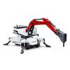 1/50 Truck Model Excavator Tractor Sliding Toy Diecast Engineering Deformation Vehicle Collection Display Toys For Boys Girls
