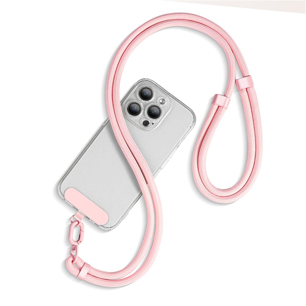 Crossbody Phone Lanyard with Patch 150cm Adjustable Nylon Anti Theft Neck Strap