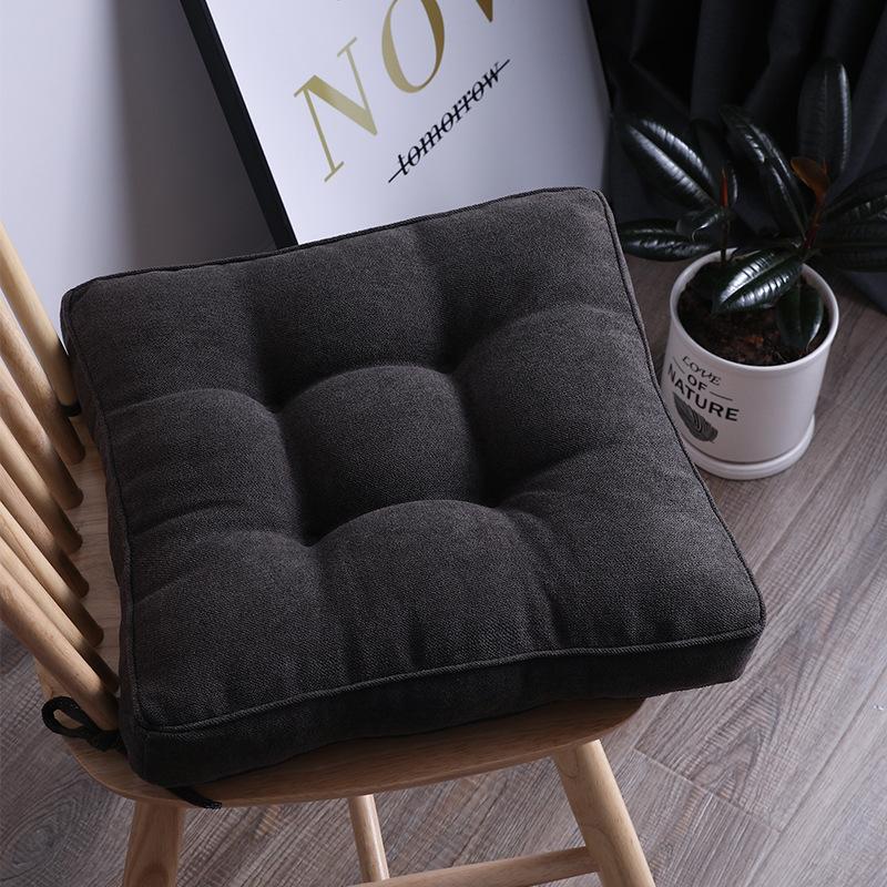 

Thickened Square Chair Cushion 40x40cm Soft Foam Padding Seat Cushion for Home Office Dining Room Chair Comfortable Support One Size