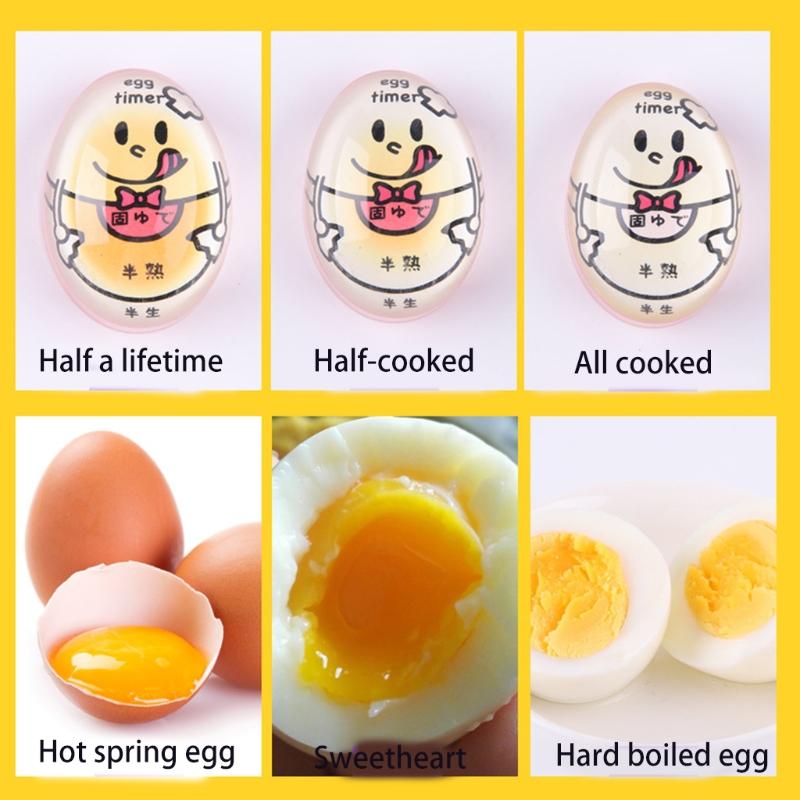 Egg Timer for Boiling Eggs Soft Hard Boiled Egg Timer That Changes Color When Done Bpa Free Egg Cooker Helper