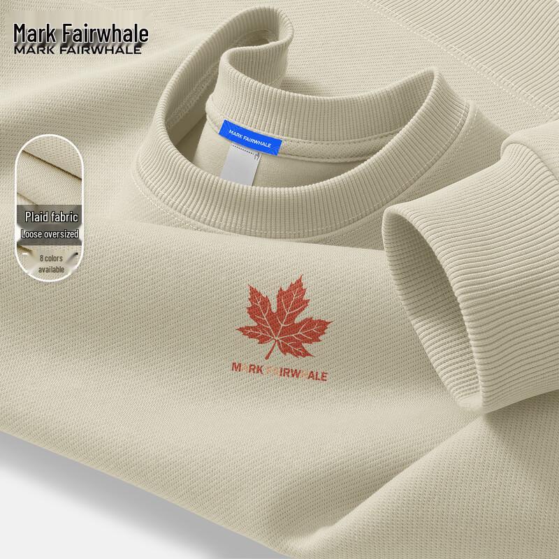 Mark Fairwhale Men's Maple Leaf Crew Neck Sweatshirt