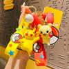 Entzückender Silikon-Pokémon-Schlüsselanhänger mit Pikachu Kreativer Cartoon-Stil Geschenk