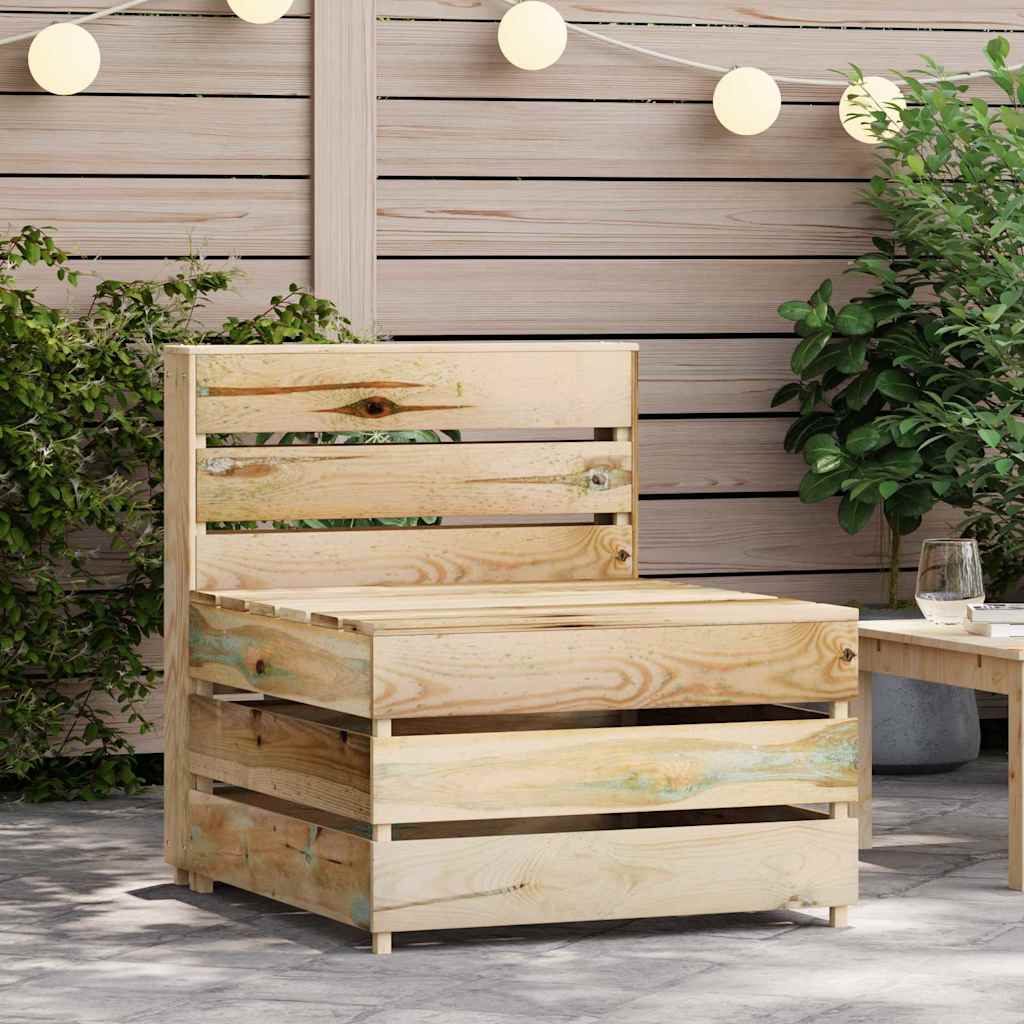 Garden Center Sofa Made from Pallets Impregnated Pine Wood