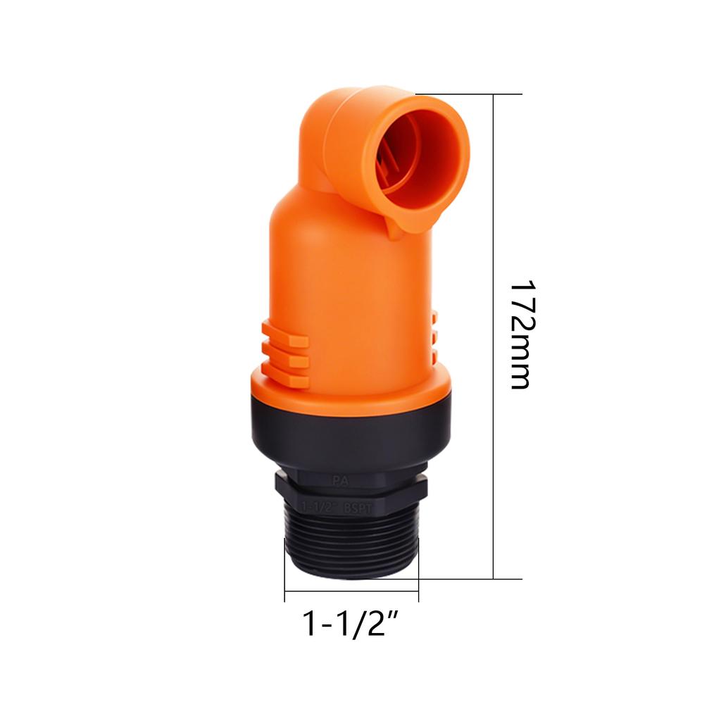 1Pc 3/4"-2"Thread Quick Intake And Exhaust Valve For Agricultural Irrigation Garden Industrial Water Circulation Pipe Fitting
