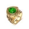 2026 Popular Jewelry Set with Gemstone Ring Men's Personality Retro Finger Ring