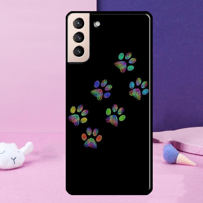 Dog Paw Phone Case For Samsung Galaxy S25 Ultra S24 Ultra S9 S10 S20 S21 S22 Plus S23 S24 FE Cover