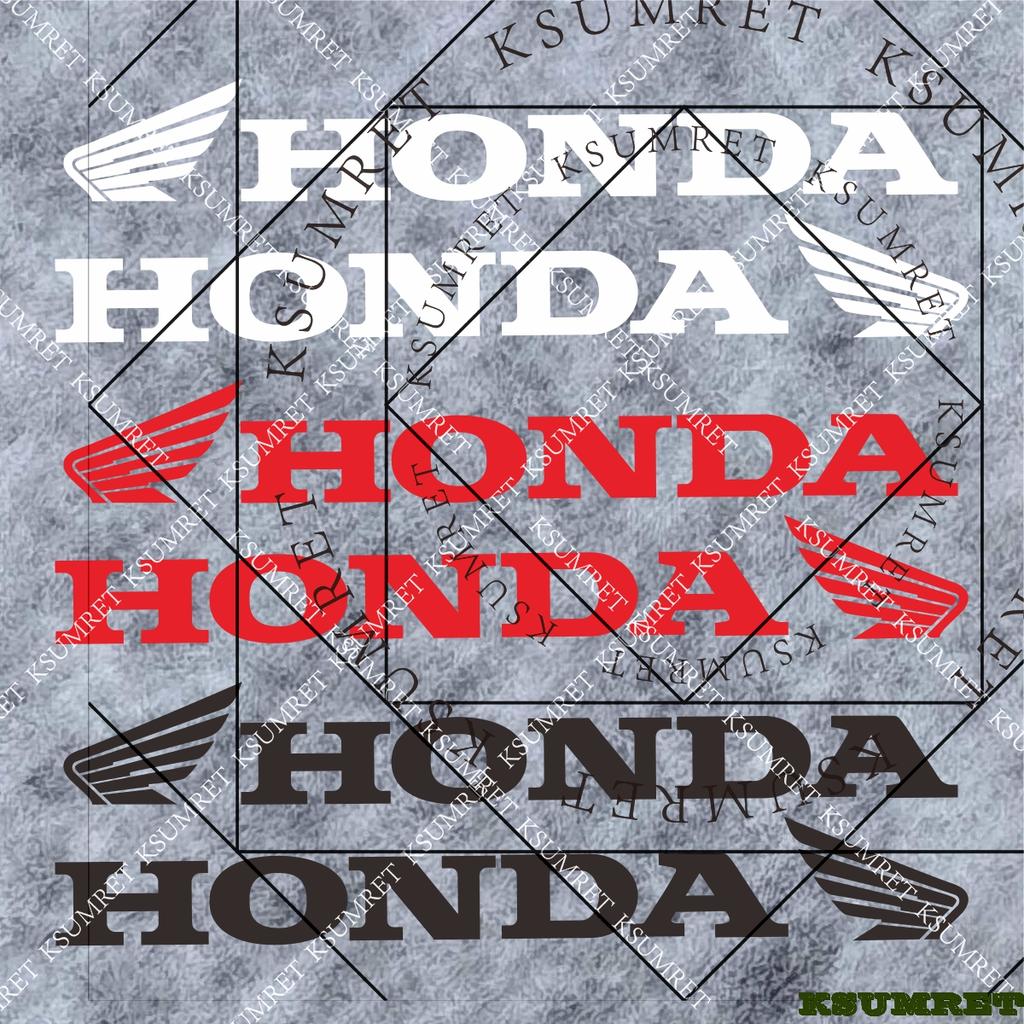 Kxhsr6 For Honda Stickers Decal Motorcycle Sticker Helemt Logo Decals Kit