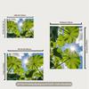 2D Green Lotus Leaves Sky Backdrop, Nature Themed Photography Background Banner