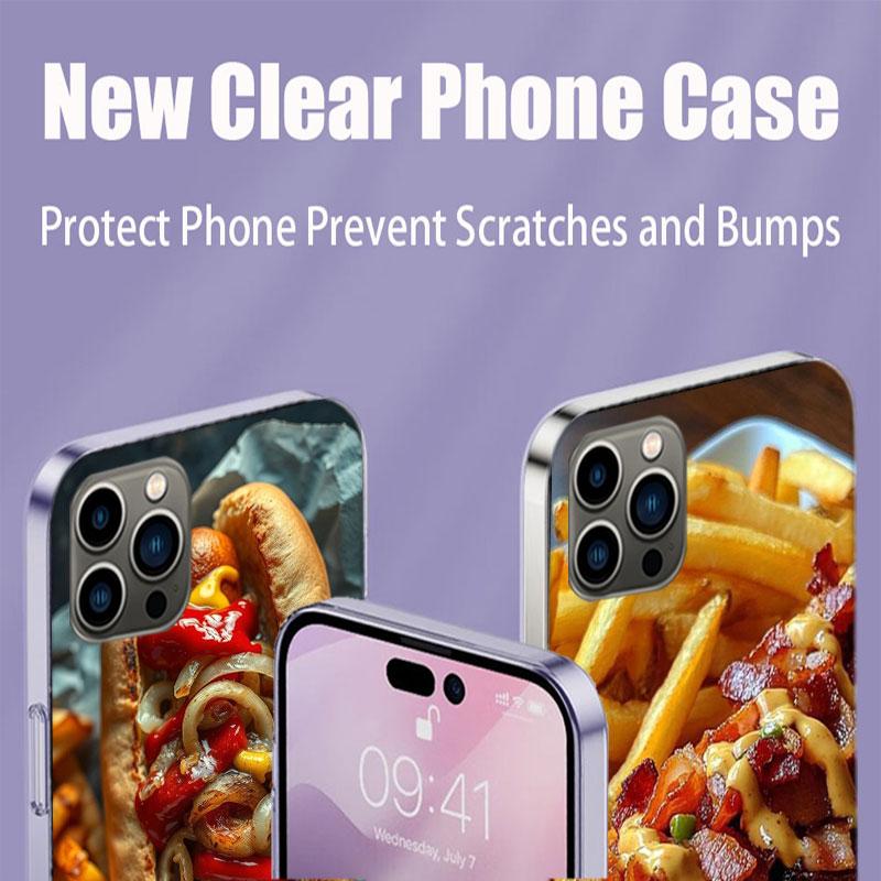 Onion and Pepper Flavored Grilled Sausage Hot Dog Phone Case For Iphone 17 Air 15 Pro 14 Plus 16 Pro Max 17E 16E 12 13 Mini 11