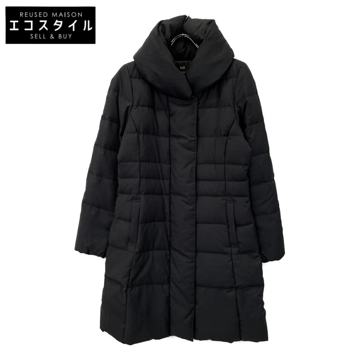 

NIJYUSANKU 2013 Black Polyester x Rayon Long Down Coat coat 42T blackUsed