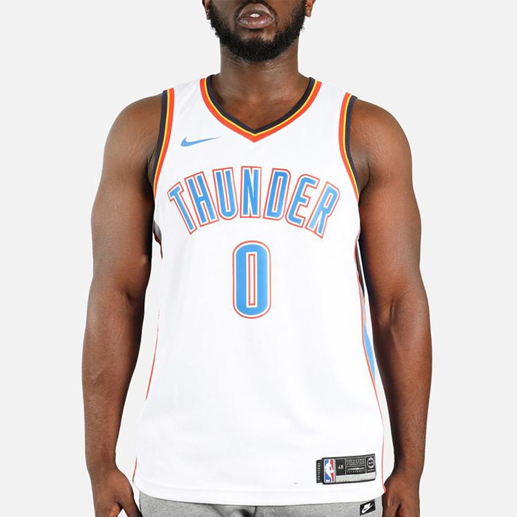 Nike X NBA Russell Westbrook Association Edition Ärmelloses Basketballtrikot Weiß 864437-100