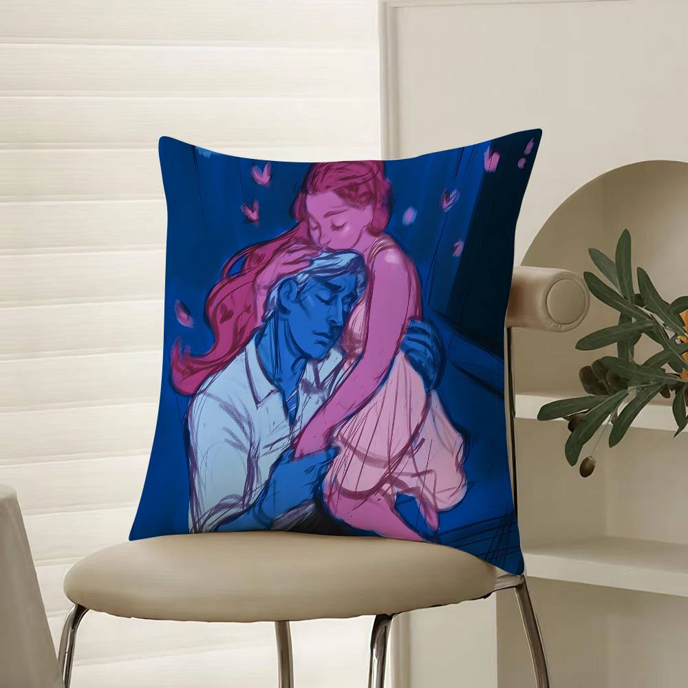 Anime L-Lore Olympus-S Comics Pillow Case Comfort Sofa Bed Silky elegant Invisible zipper Decorative cushion cover
