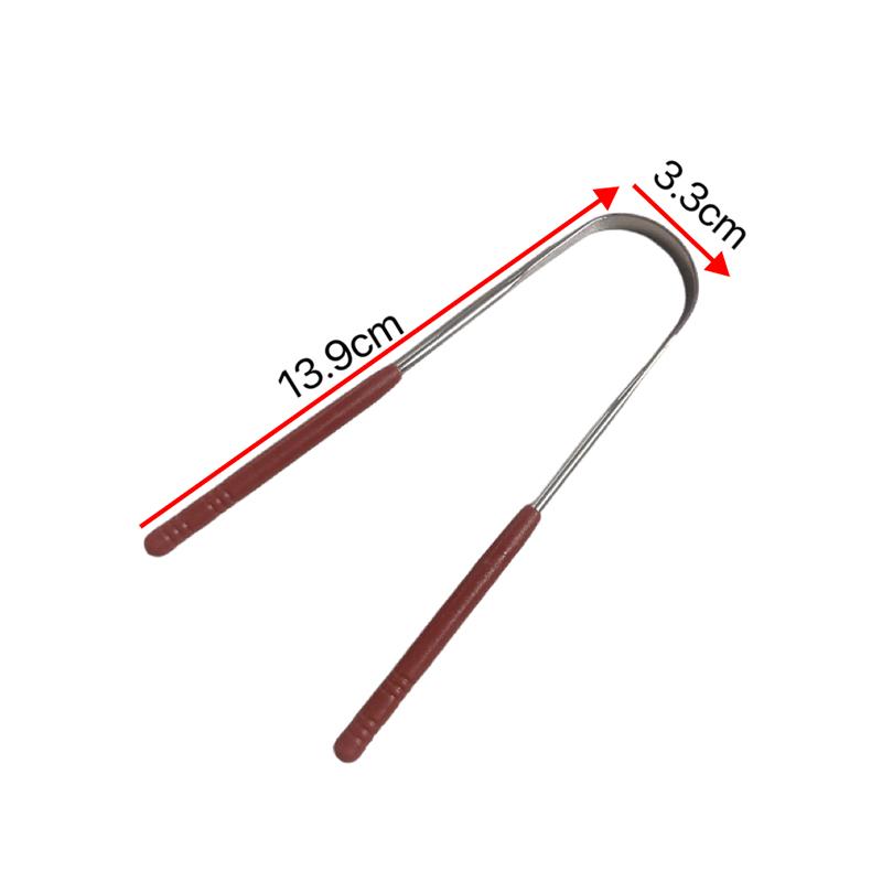 1Pcs Tongue Scraper Cleaner For Adult/Child Tongue Coating Scraper Remove Bad Breath Bring Fresh Breath For Oral Cleaning