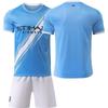 25-26 Manchester City thuistenue, fanversie, shirt met korte mouwen voor kinderen, maat 47 Forden nr.. 9 Haranddoku