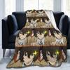 Dazai Bungo Stray Dogs Blanket Fleece Printed Portable Super Soft Throw Blanket for Bedding Travel Bedspreads