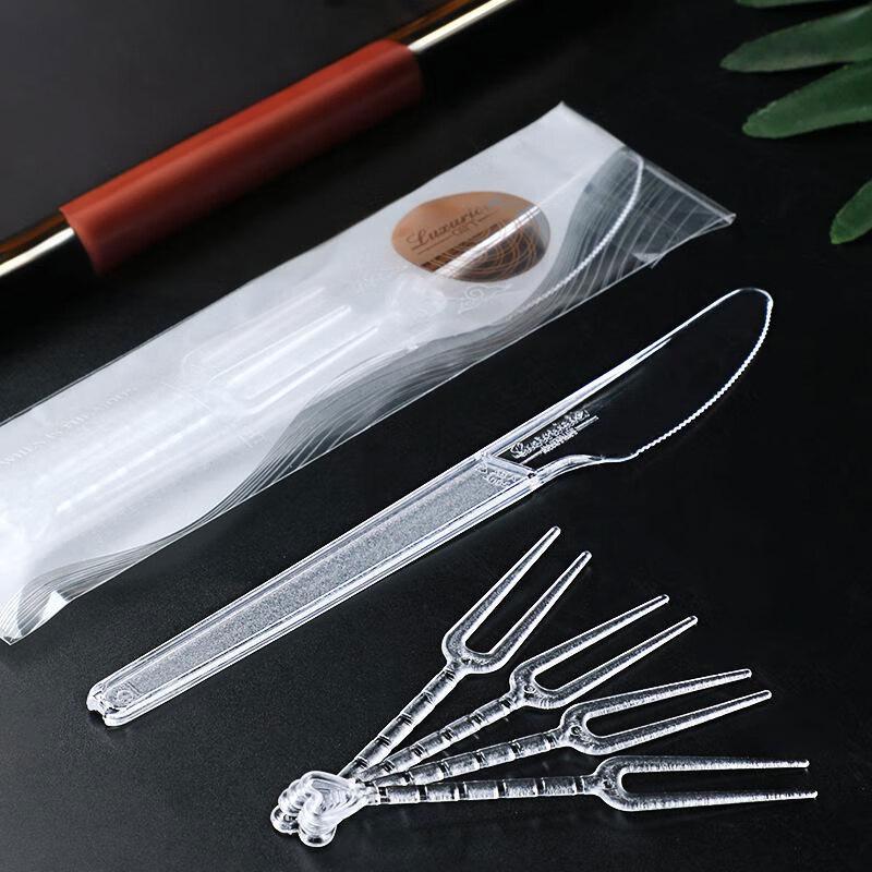 

Disposable Mooncake & Cake Fork Spoon Set (500-pack)