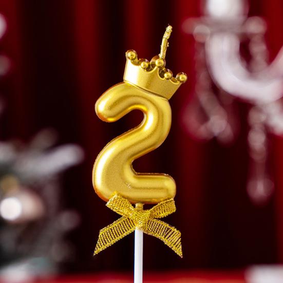 Number Cake Topper Candles 0-9 Cake Number Set Reusable Acrylic Cake Number Stand for Birthday Anniversary Milestone Celebrations